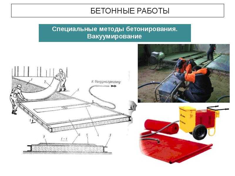 Метод бетона. Вакуумирование бетона сбоку. Вакуумирование бетона торкретирование. Специальные методы бетонирования вакуумирование. Специальные методы бетонирования торкретирование.