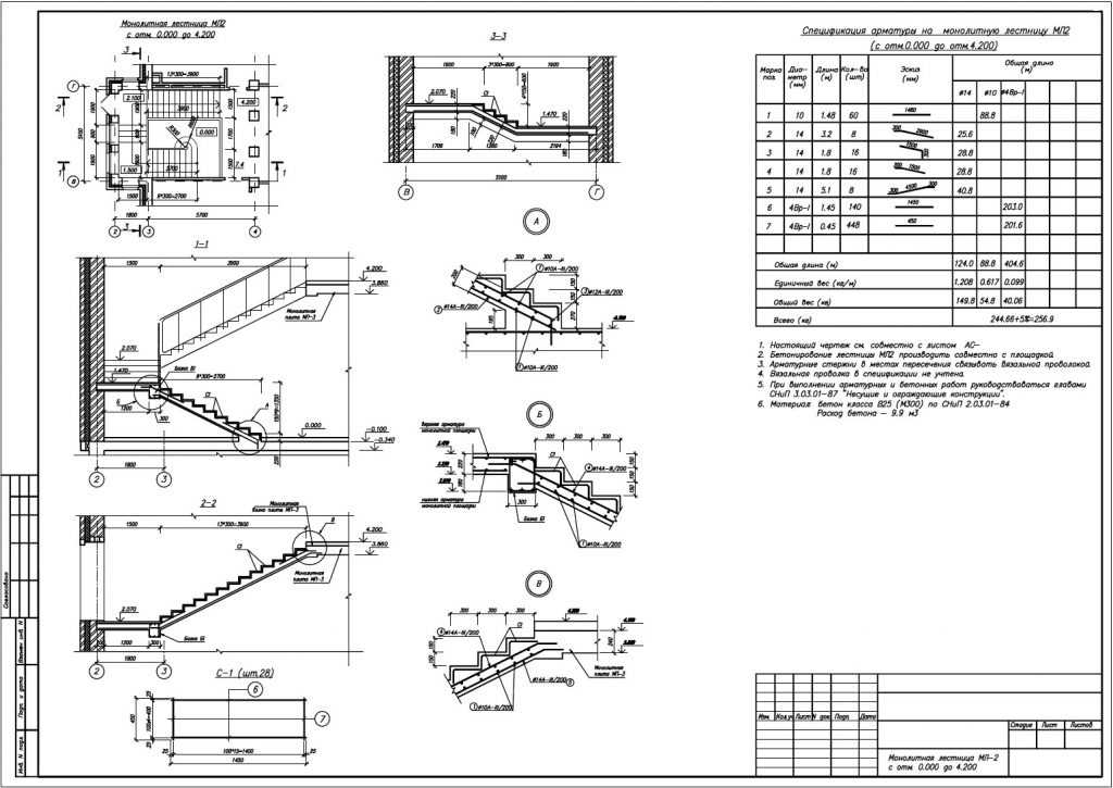 Монолитный марш. Опалубочный чертеж монолитной лестницы. Армирование монолитной жб лестницы. Схема армирования железобетонной лестницы. Схема армирования бетонной лестницы.