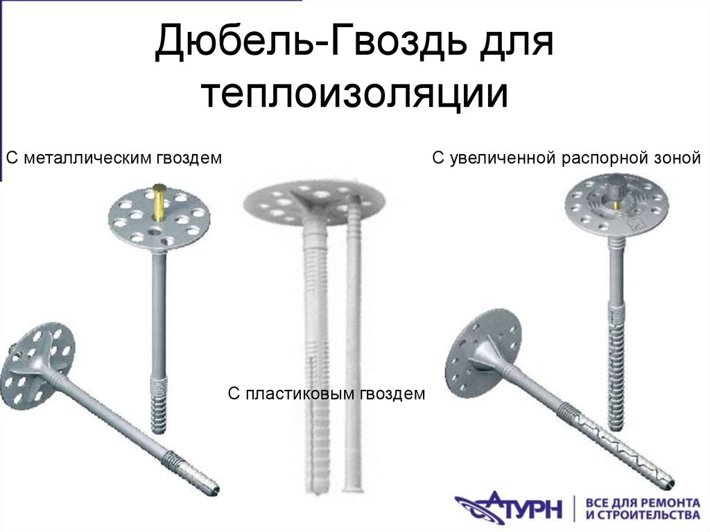 Разновидности дюбель гвоздей фото и названия