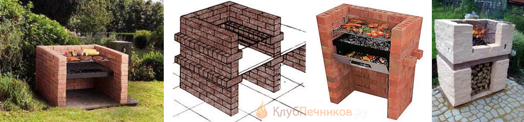 Мангал из пеноблоков своими руками чертежи и фото