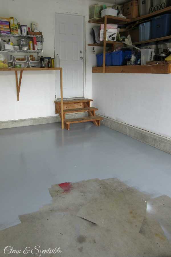  покрасить пол в гараже:  покрасить бетонный пол в гараже