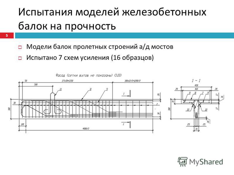 Основы расчета железобетона. Мостовая Пролетная жб балка схема. Испытание железобетонной балки. Испытания балок на прочность. Модели усиления железобетонных балок..