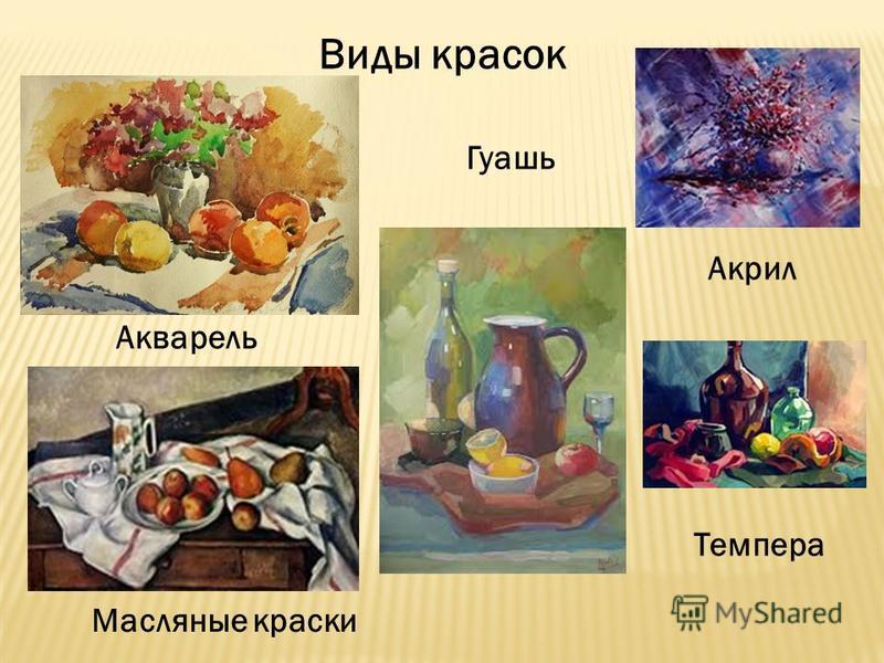 Рисунок выполненный гуашью акварелью темперными красками масляными красками относят