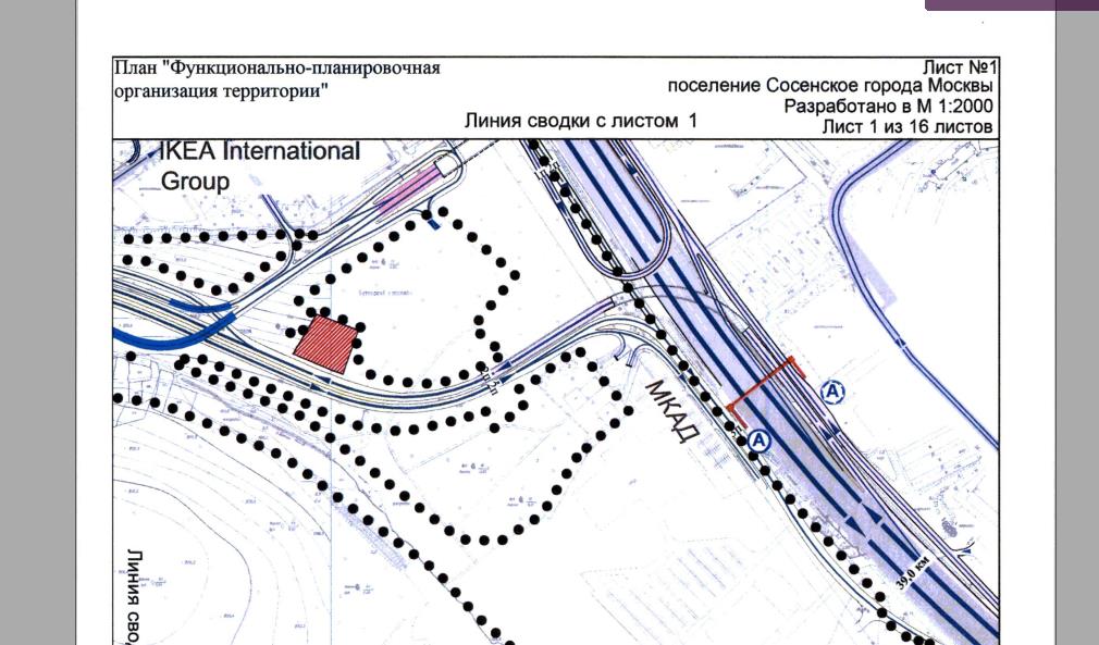 Дорога мкад коммунарка остафьево план