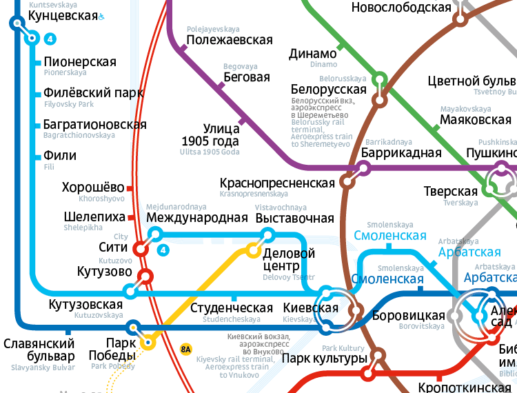 Метро москвы карта станция международная