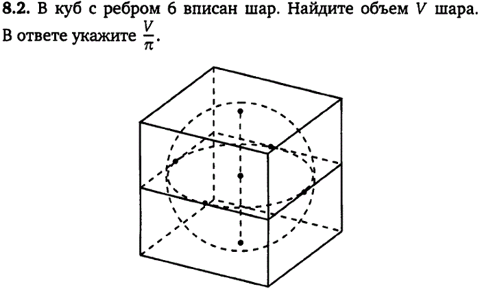 Объем куба рисунок