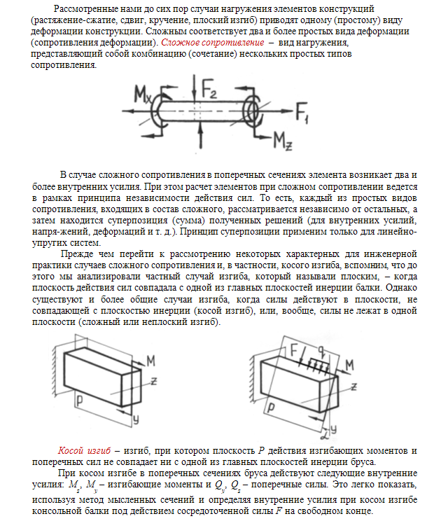 Метод сил сопромат