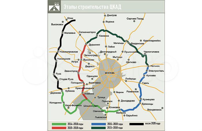 Дорожная карта москвы новая