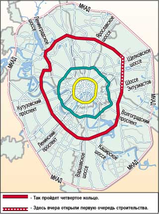 Карта москвы 3 кольцо