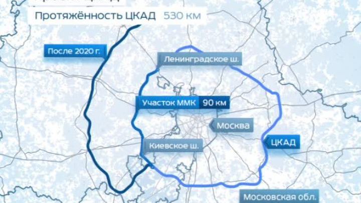 Первая бетонка вокруг москвы схема