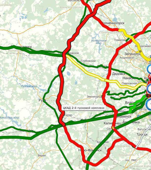 Большое кольцо автодорога вокруг москвы схема