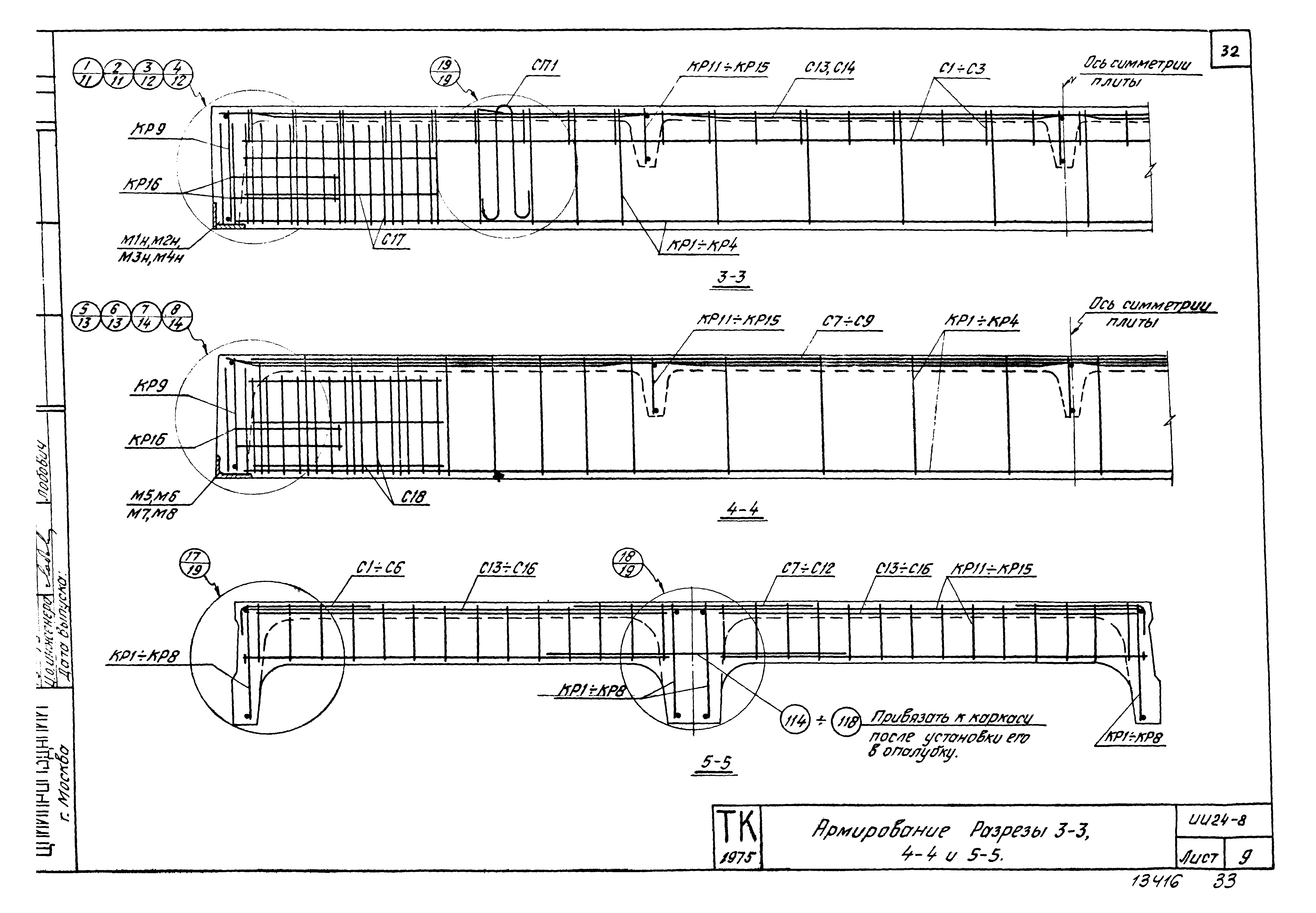 Схема армирования пола