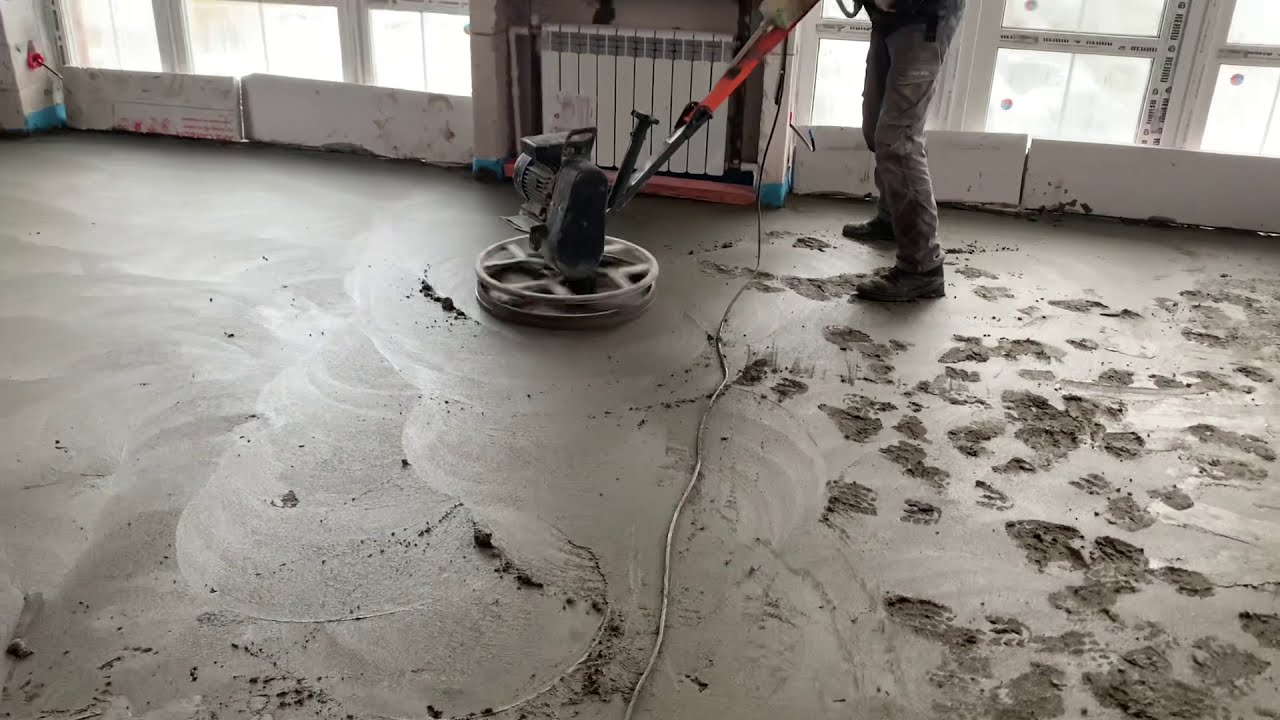 Как отшлифовать бетонный пол своими руками видео: Чем можно шлифовать .