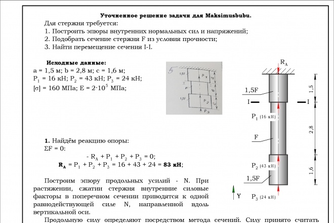 Сопромат задачи