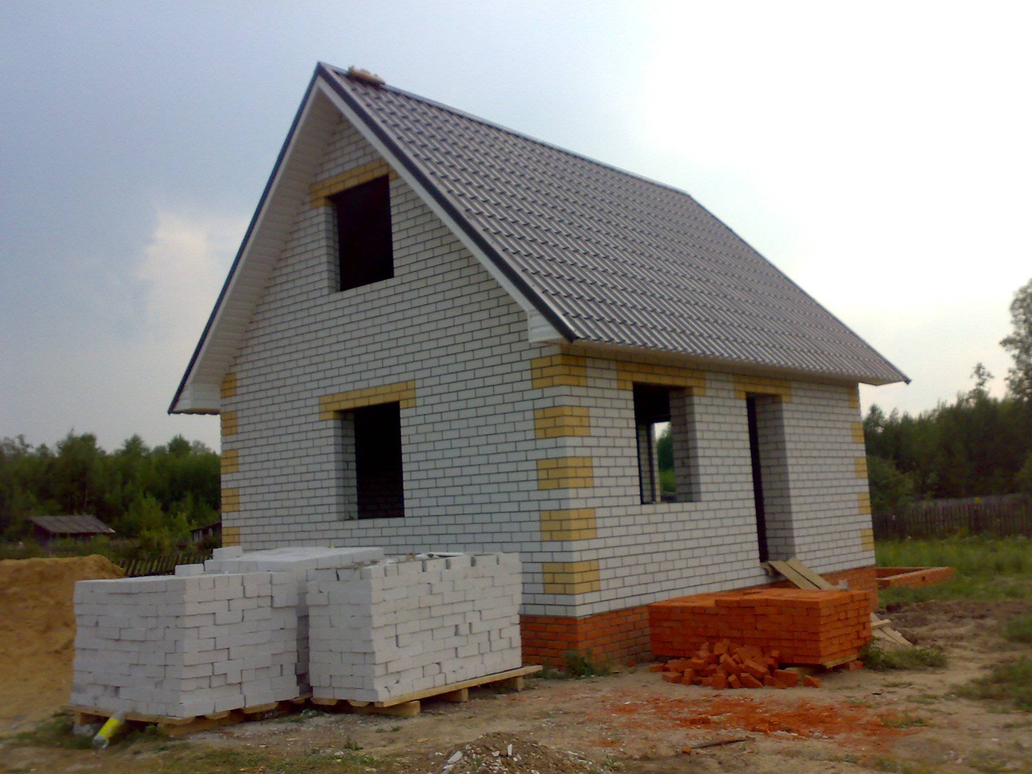 Дом из пеноблоков 6х8: Проекты домов из пеноблоков 6x8 заказать в .
