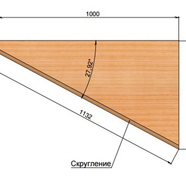 Ширина угла. Ступень угловая 40x950x950 чертеж. Ступень забежная 900х500х40мм. Забежные ступени чертеж 900. Ступень забежная бук.