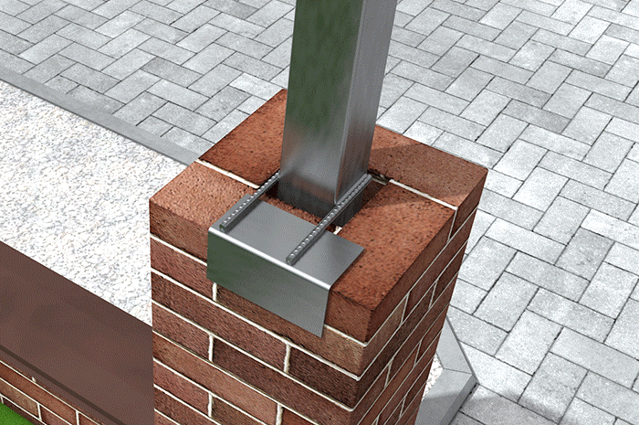 Закладные в бетон под металлические столбы: Фланцы и закладные детали .