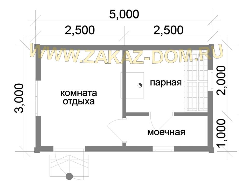 Фундамент под баню 3 на 3 своими руками чертежи