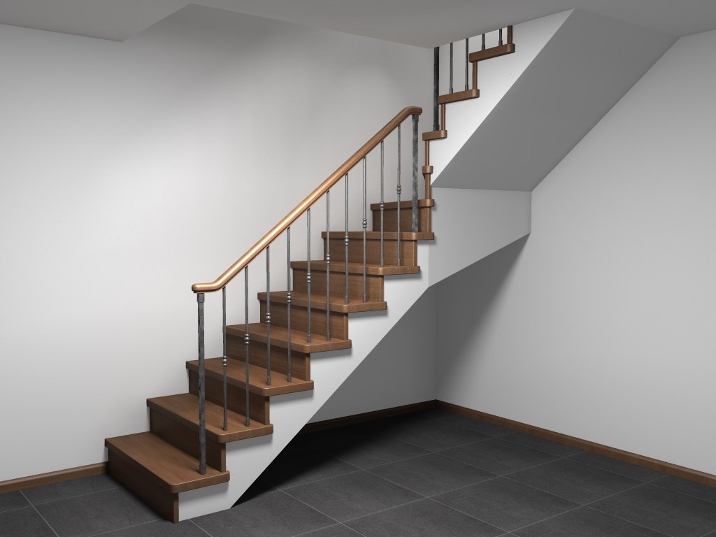  бетонных лестниц в частном доме: облицовка ступеней деревом .
