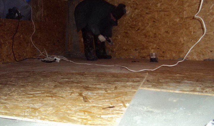 Укладка осб на бетонный пол: Как закрепить осб на бетонный пол. Пол из .