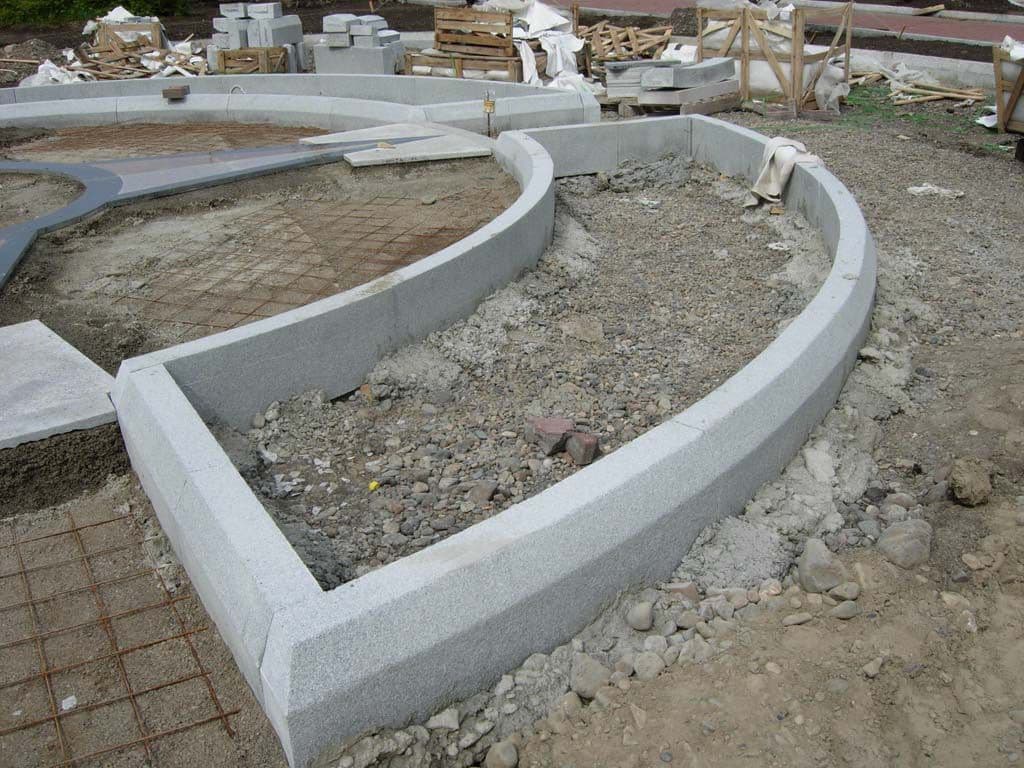 Бордюр садовый бетонный своими руками фото