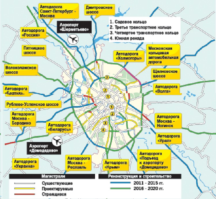 Карта москвы метро мкад