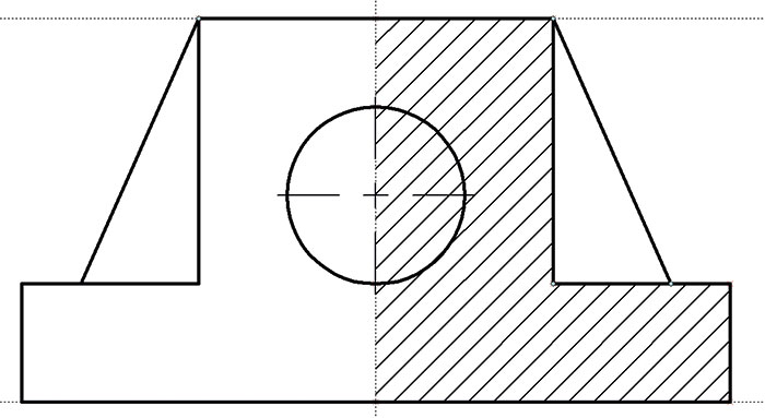 Как сделать штриховку в чертеже