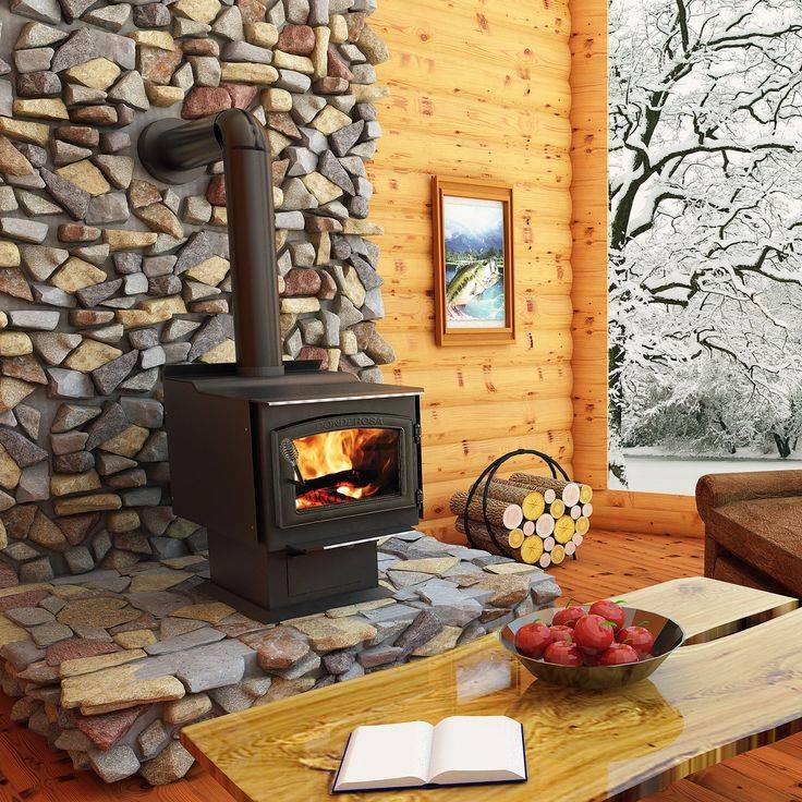 Печка в деревянном доме: установка каминов и монтаж, строительство, фото