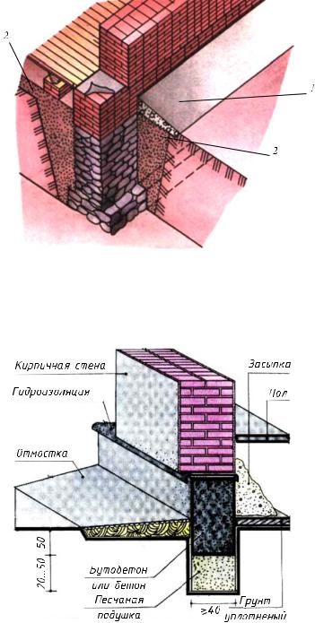 Схема установки бортового камня