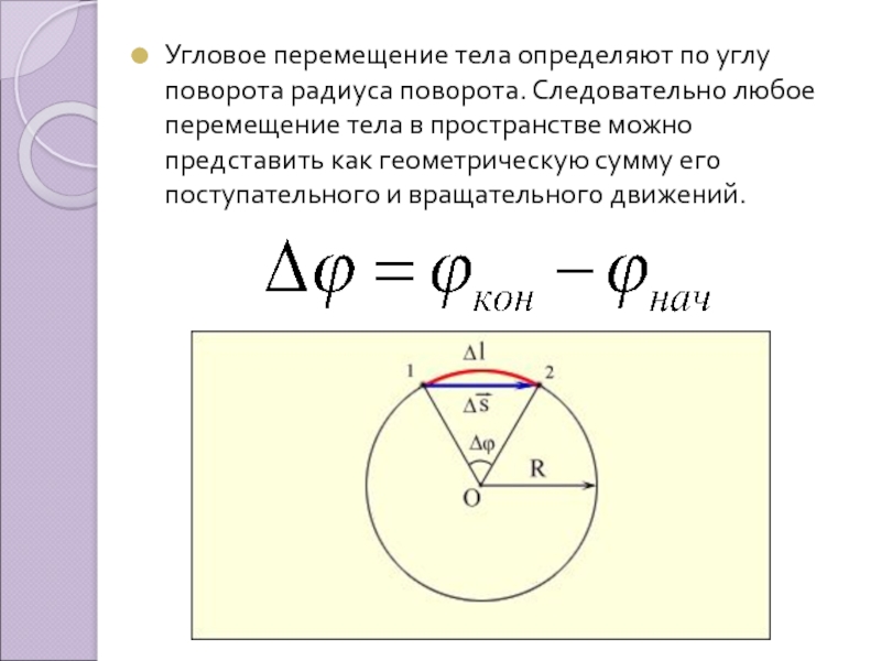 Угловая скорость по окружности