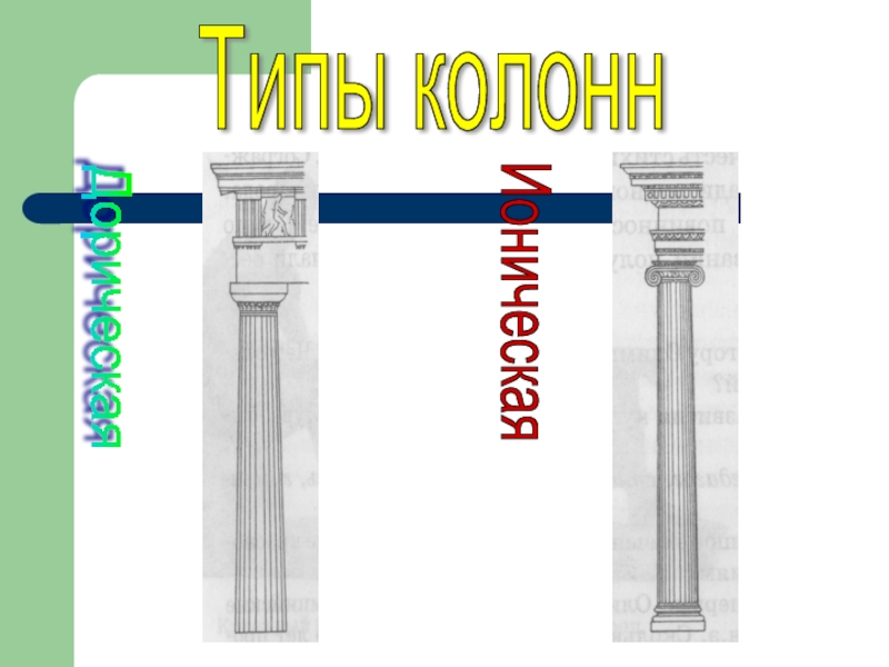 Типы колонн в египетской архитектуре