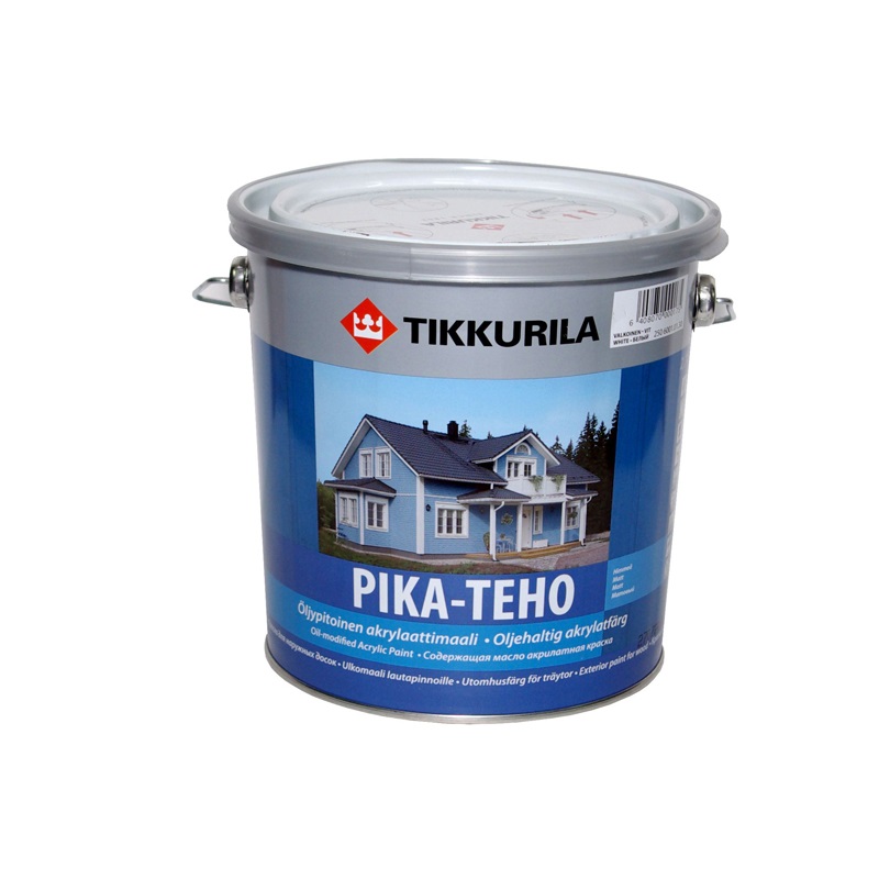  для наружных работ: Tikkurila Pika Teho /  Пика Техо .