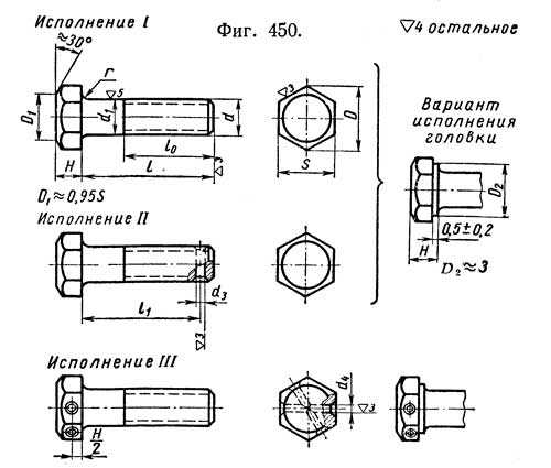 Резьба м10 на чертеже