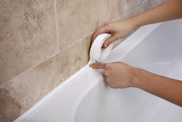 Чем загерметизировать шов между ванной и стеной – пошаговая инструкция .