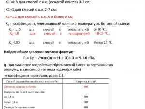 Расчет давления на подпорную стенку