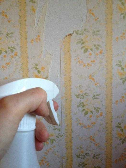 Как снять моющиеся обои со стены быстро в домашних