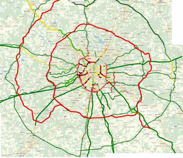 Третье транспортное кольцо вокруг москвы карта