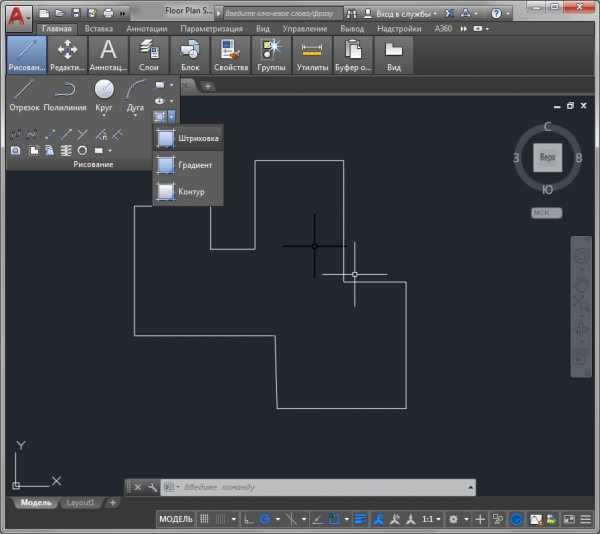 Autocad штриховка команда на английском