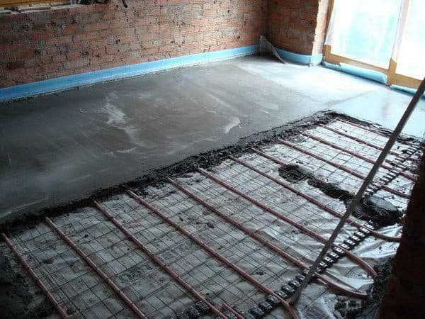 Состав бетона для стяжки теплого водяного пола – Как приготовить .