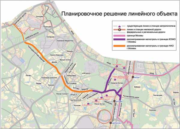 Проект дороги солнцево бутово видное схема